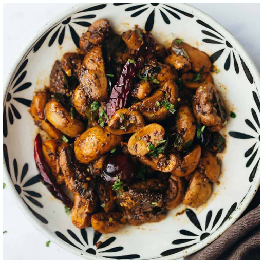 Mushroom Pepper Toss