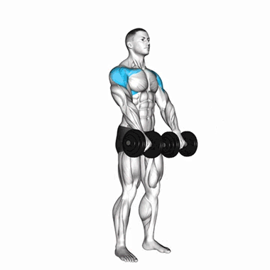 dumbbell front raise, shoulder strengthening, deltoid exercises, fitness, strength training