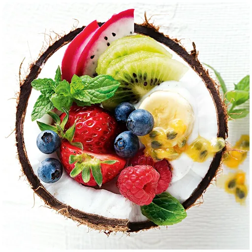 Coconut Fruit Bowl